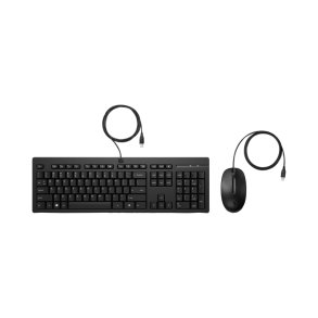 HP 225 mus og tastatur combo G2 - USB kablet - sort